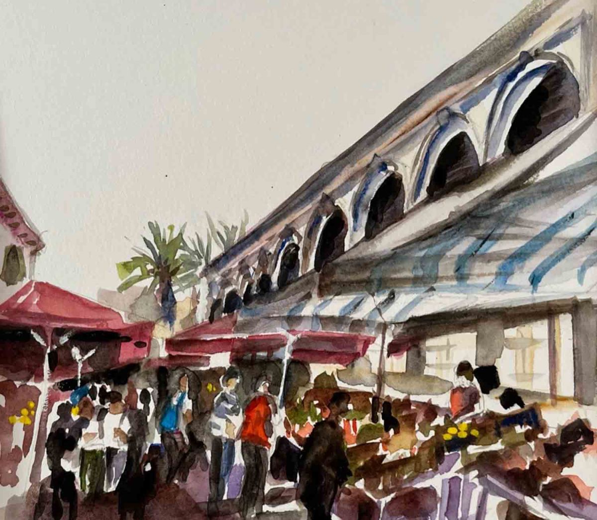 The Art of Travel Exhibition Marrakech Market Daniel Develay