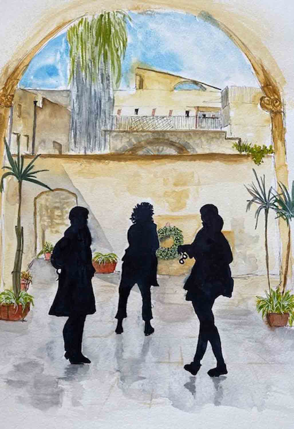 The Art of Travel Exhibition Looking through Lecce by Charlotte Barlow