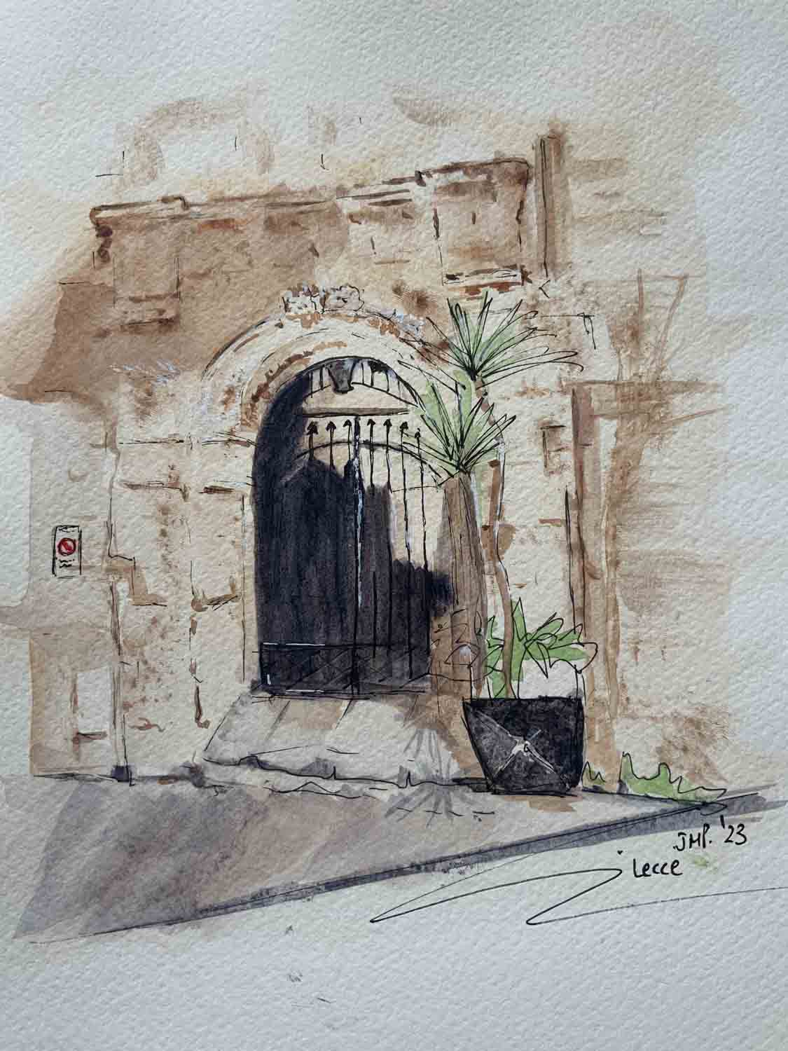 The Art of Travel Exhibition Old Door - Puglia