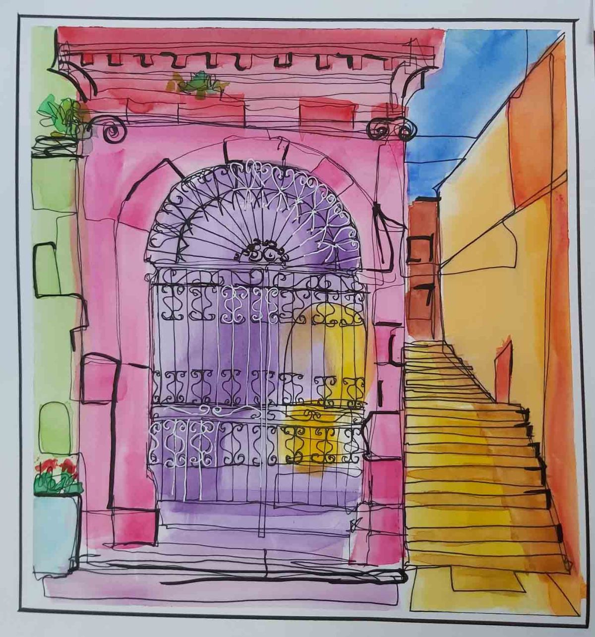 Modica Doorway, Sicily ANNE CUNNIFFE