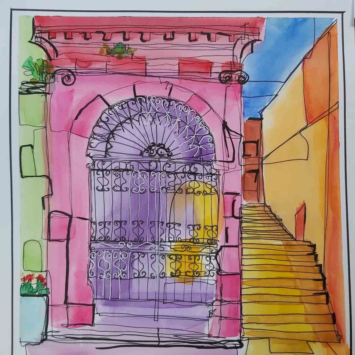 Modica Doorway, Sicily ANNE CUNNIFFE