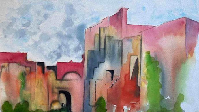 Skyline In Colour, Puglia, Charlotte Barlow