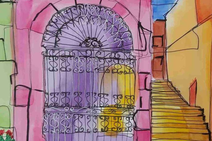 Modica Doorway, Sicily ANNE CUNNIFFE