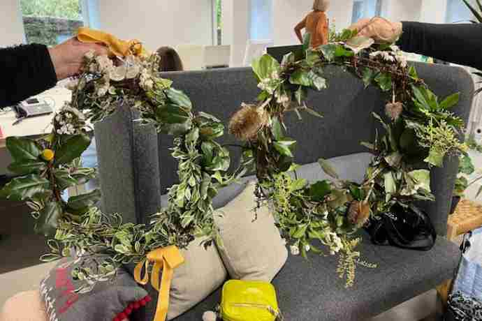 Wreath making workshop Dec 23