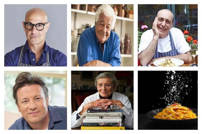 Montage of our five favourite Italian chefs