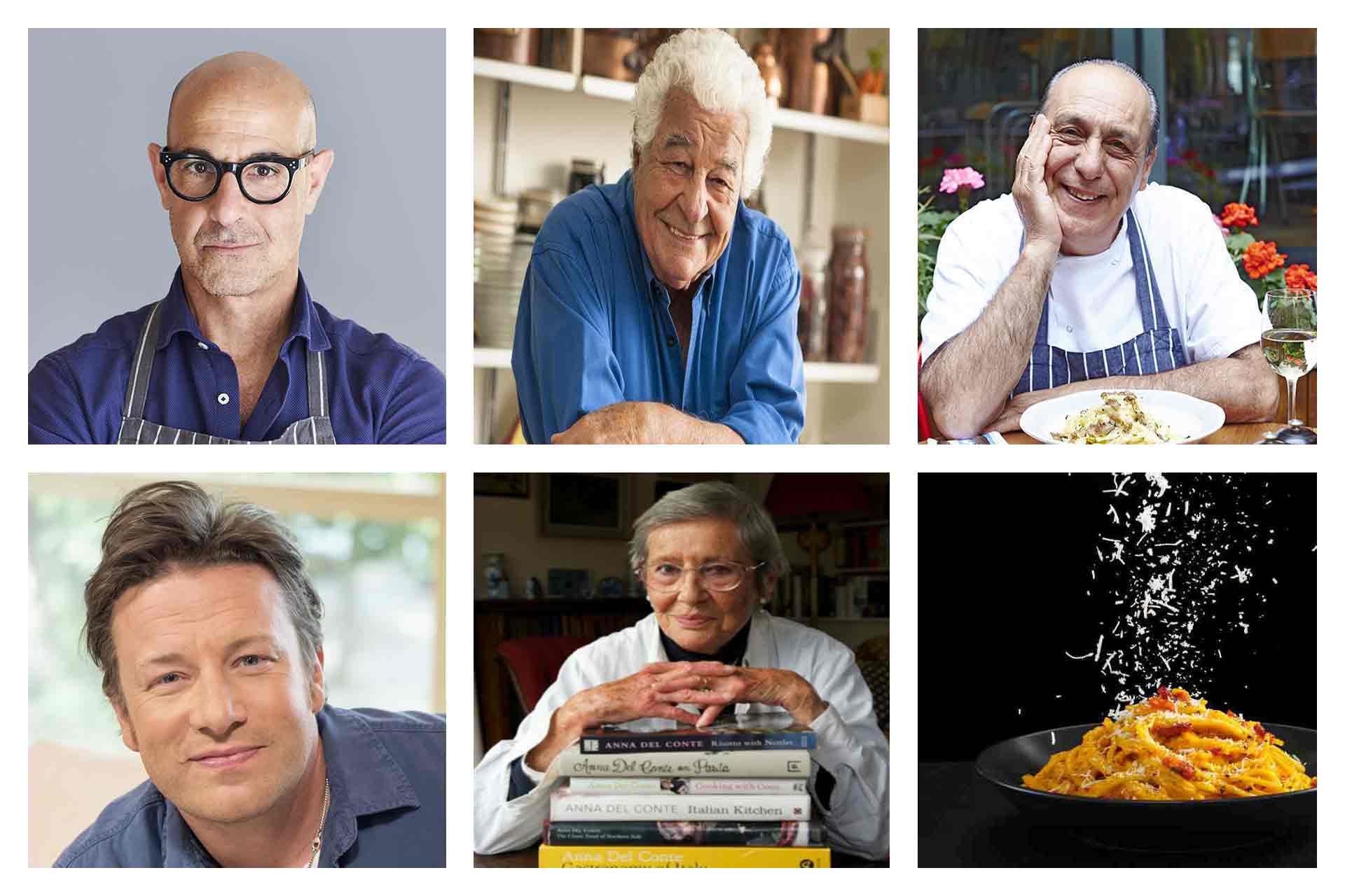 5 of our favourite Italian chefs - Montage of our five favourite Italian chefs