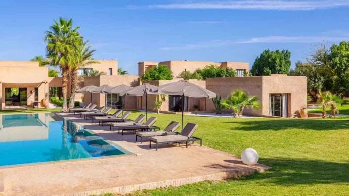 Villa Rose Marrakech pool and villa