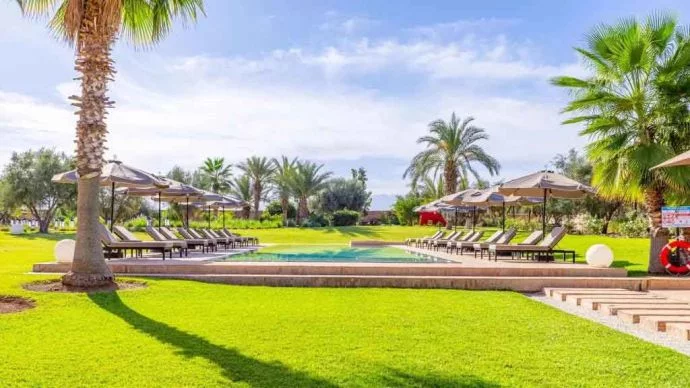 Villa Rose Marrakech pool and garden