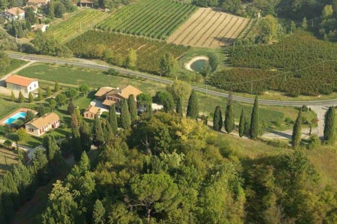 Villa Brisighella ariel view 1