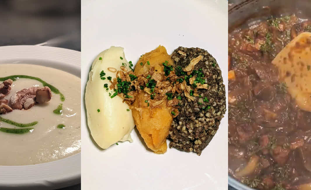 Burns Night reimagined in three recipes with extra recipe for whisky sauce.