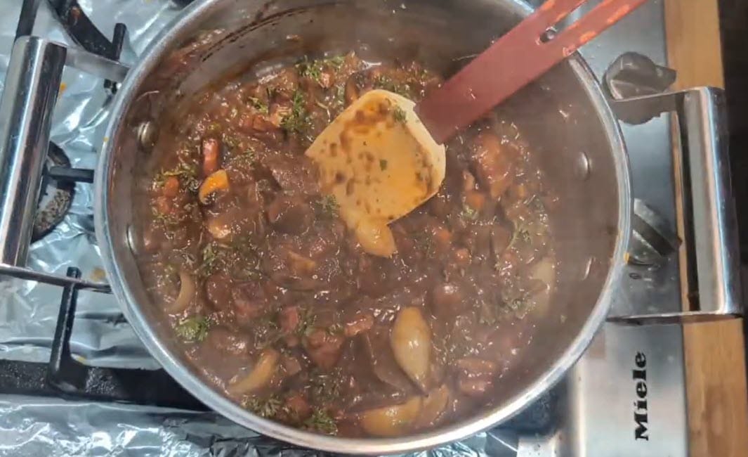 Highland Venison Casserole is a rich, dark game stew built on layers of flavour.