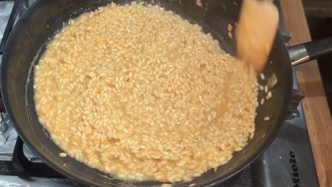 Sun-Drenched Saffron & Pecorino Risotto inspired by the bold flavours of Sicily.