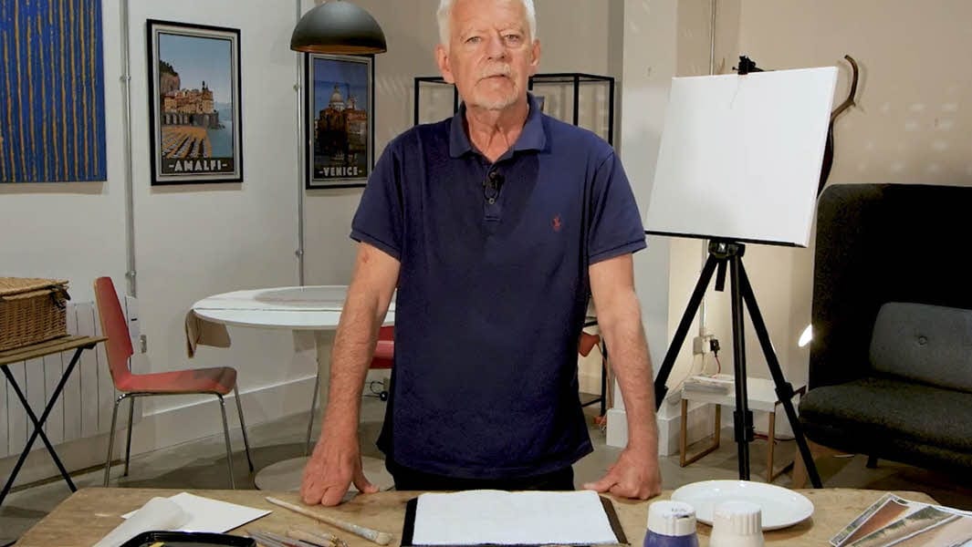 New online course launched on painting with acrylics for beginners.