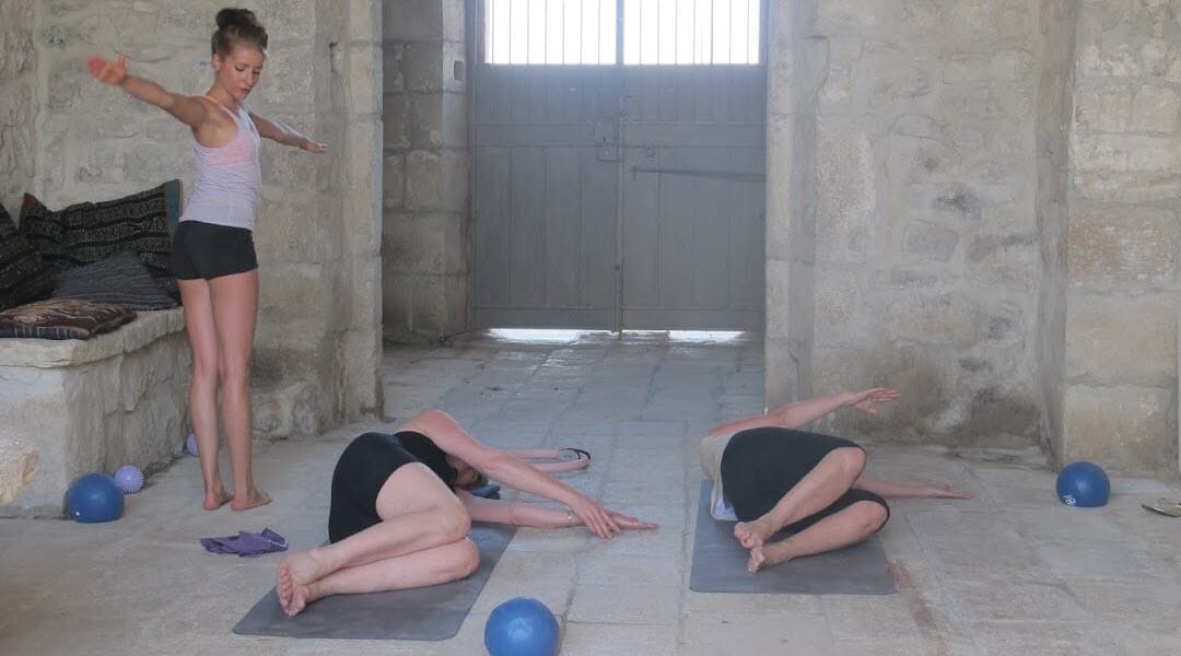 Pilates exercises helping women recover from their injuries.