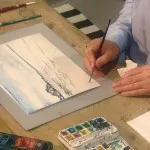Mark introducing the new painting watercolour landscapes and cityscapes course.