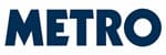 Logo for The Metro newspaper.