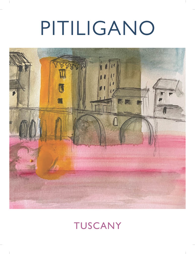 Ink sketch and ethereal colour capture the historic architecture of Pitigliano. Ink sketch and ethereal colour capture the historic architecture of Pitigliano.