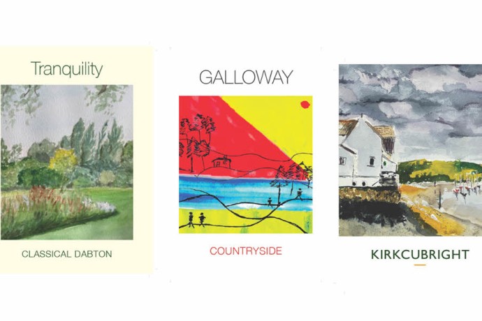 Artwork created by our Amici community in the "The Art of Scotland" exhibition.