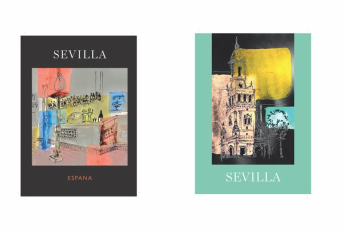Inspiration from Amici artists in "The Art of Seville" Charity Art Exhibition.