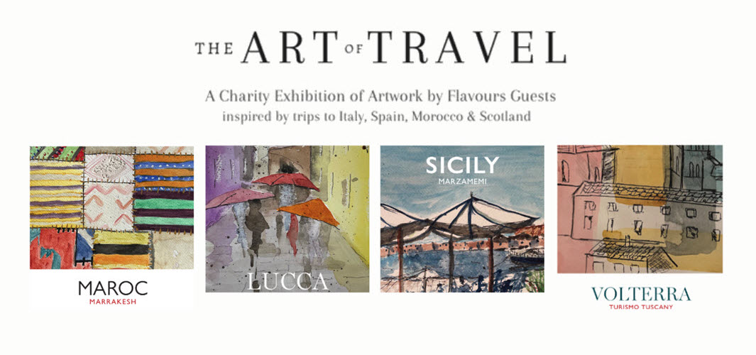 The Flavours Charity Art Exhibition 2026 celebrates our talented painting guests.