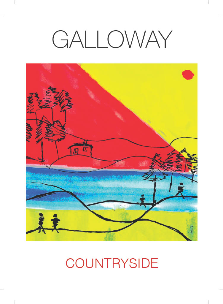 This piece by Louise Donovan strips the Scottish countryside to its essentials.
