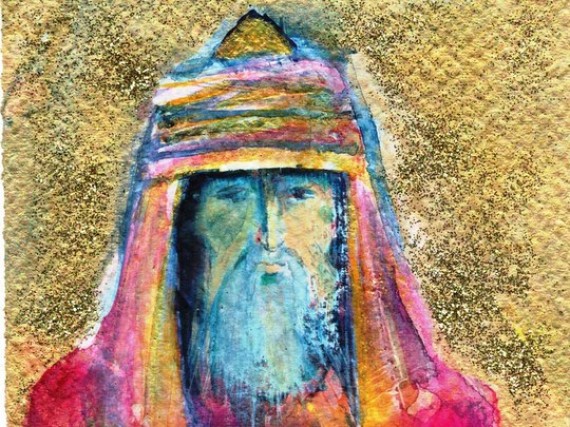 Watercolour painting by our tutor Hugh Tuckerman