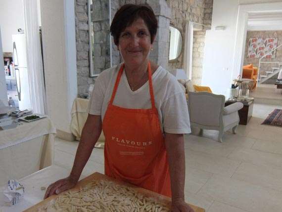 Italian chef Carla. Flavours chef Carla.